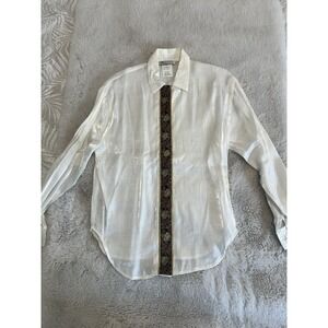 Vintage Melrose Cream Shirt,‎ Women's Size 5